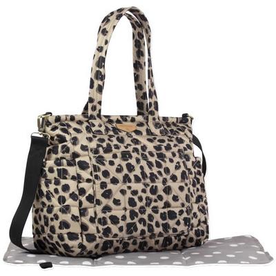 TWELVElittle Carry Love Tote Diaper Bag - Leopard