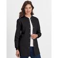 Blair Women's Long Snap-Front Jacket - Black - 2XL - Womens