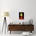 East Urban Home 'The Princess Badoura w/ Title, 1926' Graphic Art Print on Canvas in Black/Red/Yellow | 24 H x 16 W x 1.5 D in | Wayfair