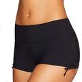 Rosa Faia Damen Bikinihose Nora Bottom L7 8896 - 0, Einfarbig, Gr. 38, Schwarz (Schwarz 001)