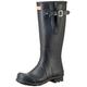 Hunter Women's Mens Original Side Adjustable Rain Boot, Navy, 7 UK