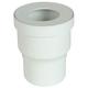 Nicoll - Pipe wc droite 100/135-100 - Blanc
