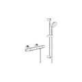 Mitigeur thermostatique douche Grohtherm 1000 1/2'' avec ensemble de douche 2 jets - chrome - Grohe