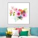 Harriet Bee Bouquet Canvas Art Canvas, Solid Wood in White | 36 H x 36 W x 15 D in | Wayfair 13D05600AB0E4A93B2153496A56A0ACD