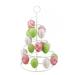 Northlight Seasonal 14.25" Pink White & Green Cut-Out Easter Egg Tree Tabletop Decor in Green/Pink/White | 14.25 H x 8 W x 8 D in | Wayfair