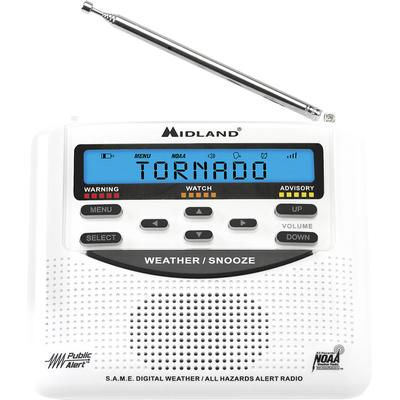 Midland WR120B Weather Alert Radio with Alarm Clock