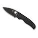 Spyderco Shaman PlainEdge Folding Knife G-10 Steel Black/Black Blade C229GPBK