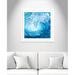 Bay Isle Home™ 'The Wave' Framed Graphic Art Print Paper in Blue | 33.5 H x 33.5 W x 1.25 D in | Wayfair 3D383A0D359E4494BDD53856A7B9331E