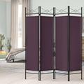 Ebern Designs 63" W x 71" H 4 - Panel Folding Room Divider Canvas | 71 H x 63 W x 0.4 D in | Wayfair 7C252324AD2E440D923F81FDAFF3D4B6