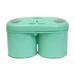 Koolatron Total Chef Deluxe Double Treat Ice Cream Maker, 1.1 qt (1L) in Green | 6 H x 12 W x 6 D in | Wayfair FT04-GR