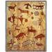 Pure Country Weavers Rock Art of the Ancients Cotton Blanket Cotton | 54 W in | Wayfair 6620-T