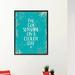 Winston Porter Ive Got Sunshine on a Cloudy Day - Picture Frame Textual Art Print on Canvas in Blue/White | 29 H x 22 W x 1.13 D in | Wayfair