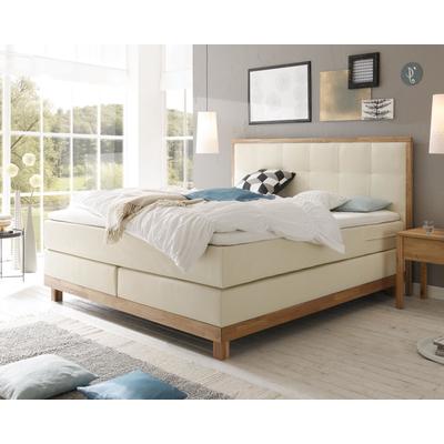 Hasena Boxspringbett Pronto Chalet 160x200 cm / 323 weiss / Superio-Top