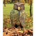 The Holiday Aisle® Nocturnal Owl Decor Wood in Brown/Gray/Green | 12 H x 8 W x 1 D in | Wayfair E84A1D999216426EA5DC81C5A5C1782A