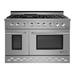 NXR Professional Ranges 48" 7.2 cu ft. Freestanding Gas Range w/ Griddle, Stainless Steel in White | 40 H x 48 W x 28.875 D in | Wayfair SC4811