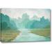 Winston Porter 'Morning View' by Arnie Fisk Giclee Art Print on Wrapped Canvas in Green | 11 H x 16 W x 1.5 D in | Wayfair