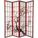 World Menagerie Marlee Folding Rice Paper Room Divider Wood in Brown | 70.25 H x 69 W x 0.75 D in | Wayfair D3D2CB1FF3004D18964EC2A41A8ABE97