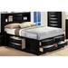 Red Barrel Studio® Mulcahey Storage Platform Bed Wood in Black | 79 W x 91 D in | Wayfair E6CDCF2EF8EF4A548B8AE59E7F4E5557