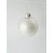 The Holiday Aisle® 2.75" Christmas Ball Ornament Glass in Gray | 2.75 H x 2.75 W x 2.75 D in | Wayfair THLA3465 39883913