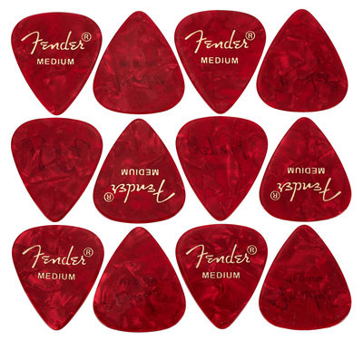 Fender Red Moto Pick Medium