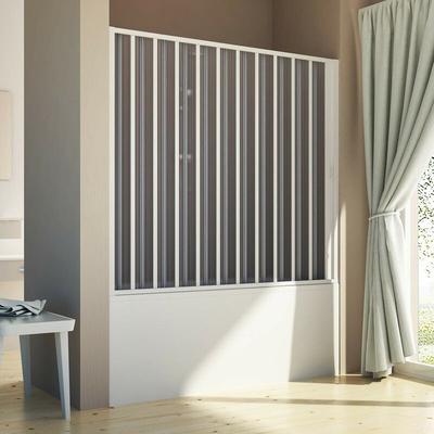 Badewannenaufsatz in pvc h 150 cm mod. Delfi Seitlich 160 cm mit seitlicher Öffnung Image