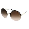 Versace Women's 0VE2176 125213 59 Sunglasses, Pale Gold/Browngradient