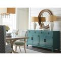 Barclay Butera Newport 78" 4 Drawer Sideboard Wood in Blue | 38 H x 78 W x 20 D in | Wayfair 01-0923-852