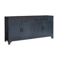 Barclay Butera Newport 78" 4 Drawer Sideboard Wood in Blue | 38 H x 78 W x 20 D in | Wayfair 01-0922-852