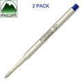 Monteverde S42 Capless Gel Ballpoint Refill to Fit Sheaffer Ballpoint Pens - Blue Fine 2 Pack (S422BU)