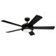 Westinghouse Ceiling Fans Comet Indoor Ceiling Fan, Metal, 58 W, Matte Black