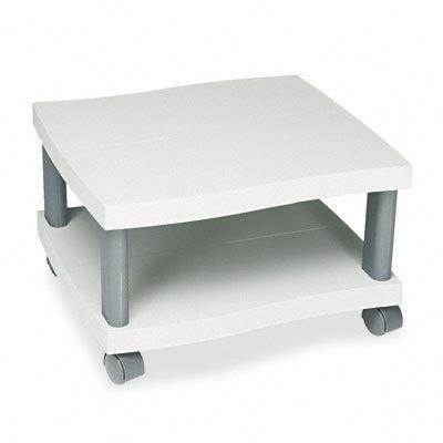 Safco Wave Underdesk Printer Stand -  Charcoal Gray