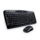 Logitech MK330 Kabelloses Tastatur-Maus-Set, 2.4 GHz Verbindung via Unifying USB-Empfänger, 4 programmierbare G-Tasten, 12 bis 24-Monate Batterielaufzeit, PC/Laptop, Griechisches-Layout - Schwarz