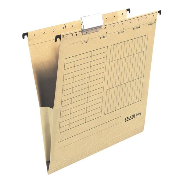 Falken Hängetaschen »UniReg« 25 Stück braun, 26x34.7 cm Image