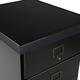 Wood Top - 50" Printer Credenza - Rubbed Black - Ballard Designs - Ballard Designs