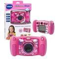 VTech Kidizoom Duo Camera 5.0, Kids 5MP Camera with Colour Display, For Photos, Selfies & Videos, 4X Digital Zoom, Games, Photo Editing & Effects, for Infants aged 3, 4, 5, 6, 7 + years, Pink