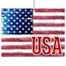 The Holiday Aisle® USA Flag Shaped Rustic Wooden Magnets Wood in Blue/Brown/Pink | 5 H x 5 W x 1 D in | Wayfair 94131DEF174240B5B3580E9261E6FB0E