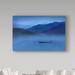 Trademark Fine Art 'An Evening In Mountains' Photographic Print on Wrapped Canvas in White | 30 H x 47 W x 2 D in | Wayfair 1X05253-C3047GG