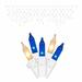 The Holiday Aisle® Christmas Mini Light Icicle Set in Green/Blue/White | 8 H x 1 W x 108 D in | Wayfair 414894BD959D4BE8B54998697E6058CD