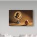 Trademark Fine Art 'Vanity Mirror' Photographic Print on Wrapped Canvas in Orange | 16 H x 24 W x 2 D in | Wayfair 1X05643-C1624GG