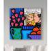 Trademark Fine Art 'Still Life w/ Lichtenstein' Graphic Art Print on Wrapped Canvas in Black | 35 H x 35 W x 2 D in | Wayfair ALI37051-C3535GG
