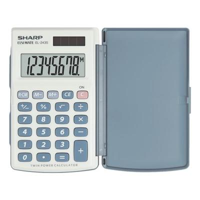 Sharp Taschenrechner »EL-243S« grau, 6.4x1.1x10.5 cm Image
