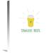 East Urban Home 'St Pattys Beer II' Graphic Art Print Canvas in Black | 35 H x 28 W x 1.5 D in | Wayfair EUHG7188 42272260