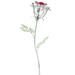 House of Hampton® Garrin Rose Flower Sculpture Crystals w/ Necklace Metal in Red | 8 H x 2.5 W x 16 D in | Wayfair 86178383E80B4565AE43650B7ABEB099