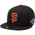 Men's New Era Black San Francisco Giants 2002 World Series Wool 59FIFTY Fitted Hat