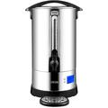MYLEK Catering Urn, 10L Hot Water Boiler Dispenser, Commercial Digital Urn Kettle, Brews and Mulled Wine Heater - Energy Efficient, Stainless Steel, 60-100°C Thermostat, Cafe, Office, Home, 10 Litre