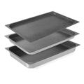 HENDI Gastronormbehälter, mit antihaftbeschichtet, geeignet zur Verwendung in Öfen, Backblech, Einschubblech, GN 1/1, 530x325x(H)40mm, Aluminium