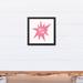 Zoomie Kids One of a Kind Framed Canvas Art Canvas, Solid Wood in Pink | 13.73 H x 13.73 W x 1.25 D in | Wayfair EAEB427B0657465D82643E78637B8871