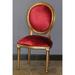 Astoria Grand Nemec Side Chair in Gold/Red Wood/Upholstered/Fabric in Brown | 42 H x 20 W x 20 D in | Wayfair CB13EFE4AF9147CC8EE5FB61CF7CA698