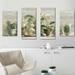 Gracie Oaks 'Greenhouse Orchids' Acrylic Painting Print Multi-Piece Image on Canvas in Brown | 38 H x 72 W x 1.5 D in | Wayfair