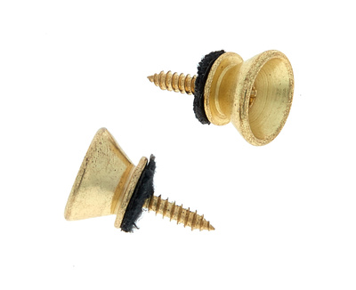 Harley Benton Strap Pin Set Gold